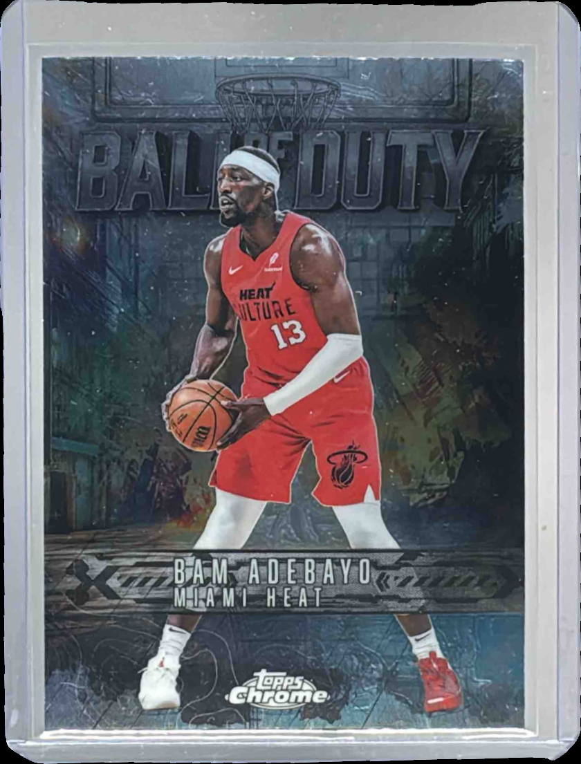 Bam Adebayo 2025 Topps Chrome #BD-15 Ball of Duty Price Guide 