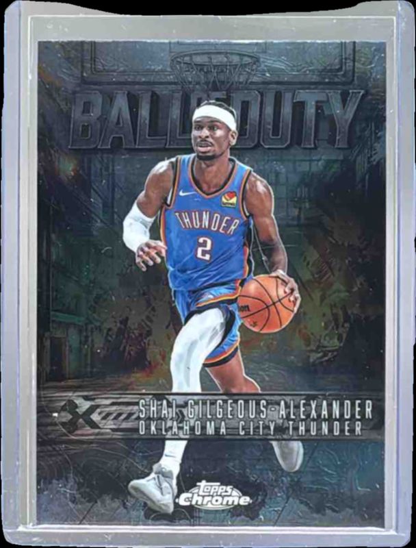Shai Gilgeous-Alexander 2025 Topps Chrome #BD-6 Ball of Duty Price