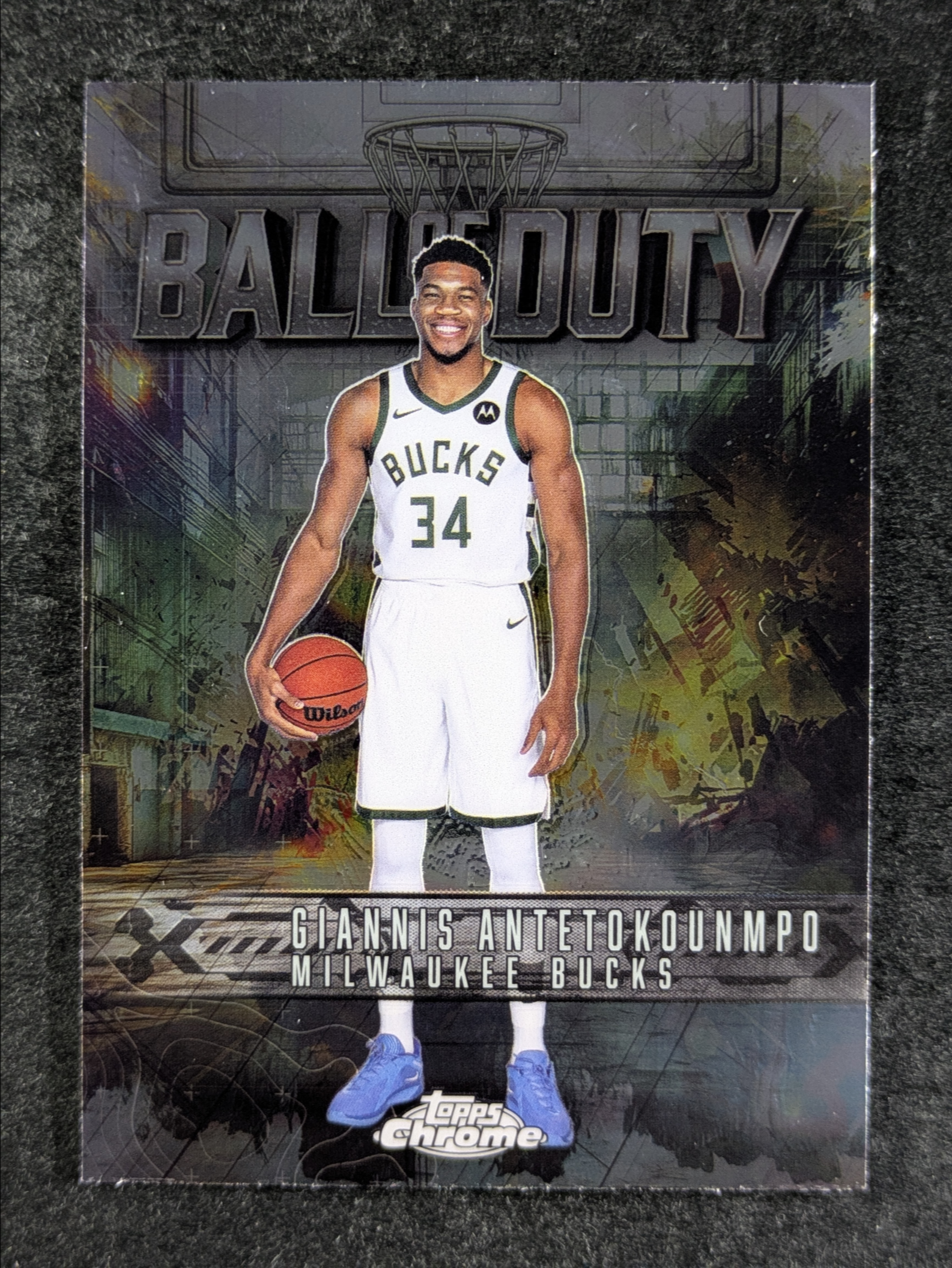 Giannis Antetokounmpo 2025 Topps Chrome #BD-4 Ball of Duty Price