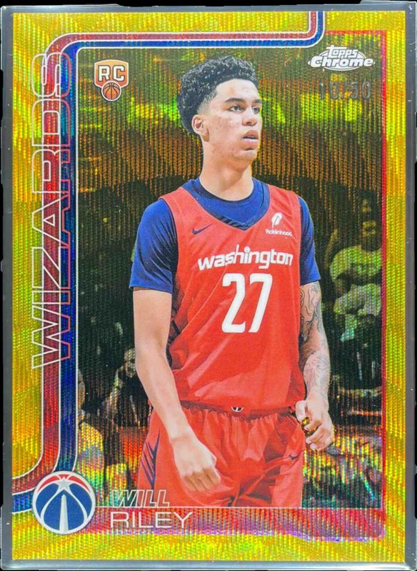 2025 Topps Chrome #271 Gold Wave Refractor /50