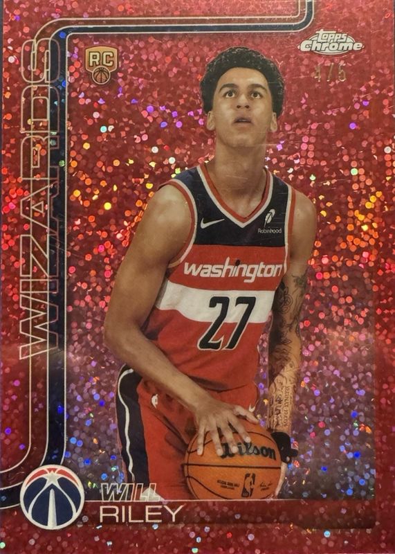 2025 Topps Chrome #271 Image Variation - Red Speckle Refractor /5