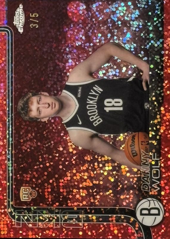 2025 Topps Chrome #277 Image Variation - Red Speckle Refractor /5