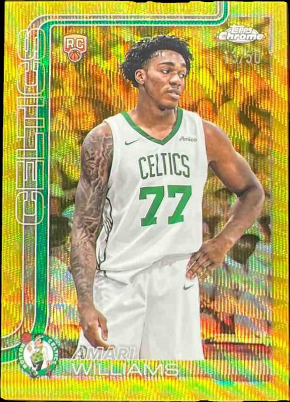 2025 Topps Chrome #297 Gold Wave Refractor /50