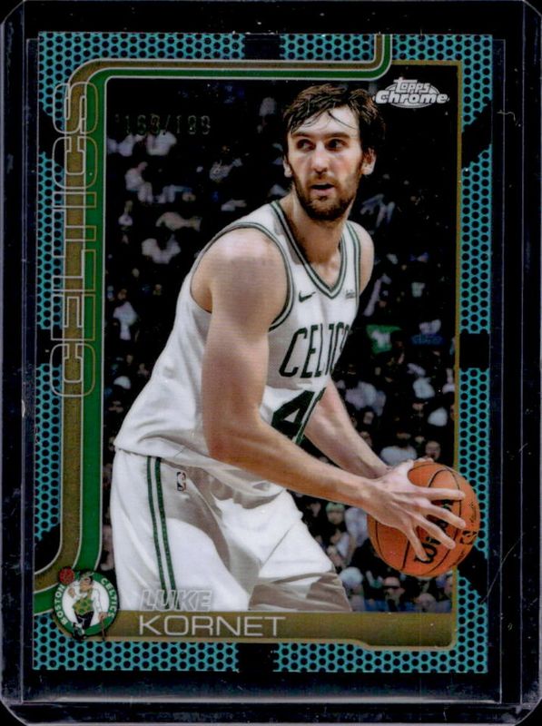 2025 Topps Chrome #37 Aqua Basketball Refractor /199