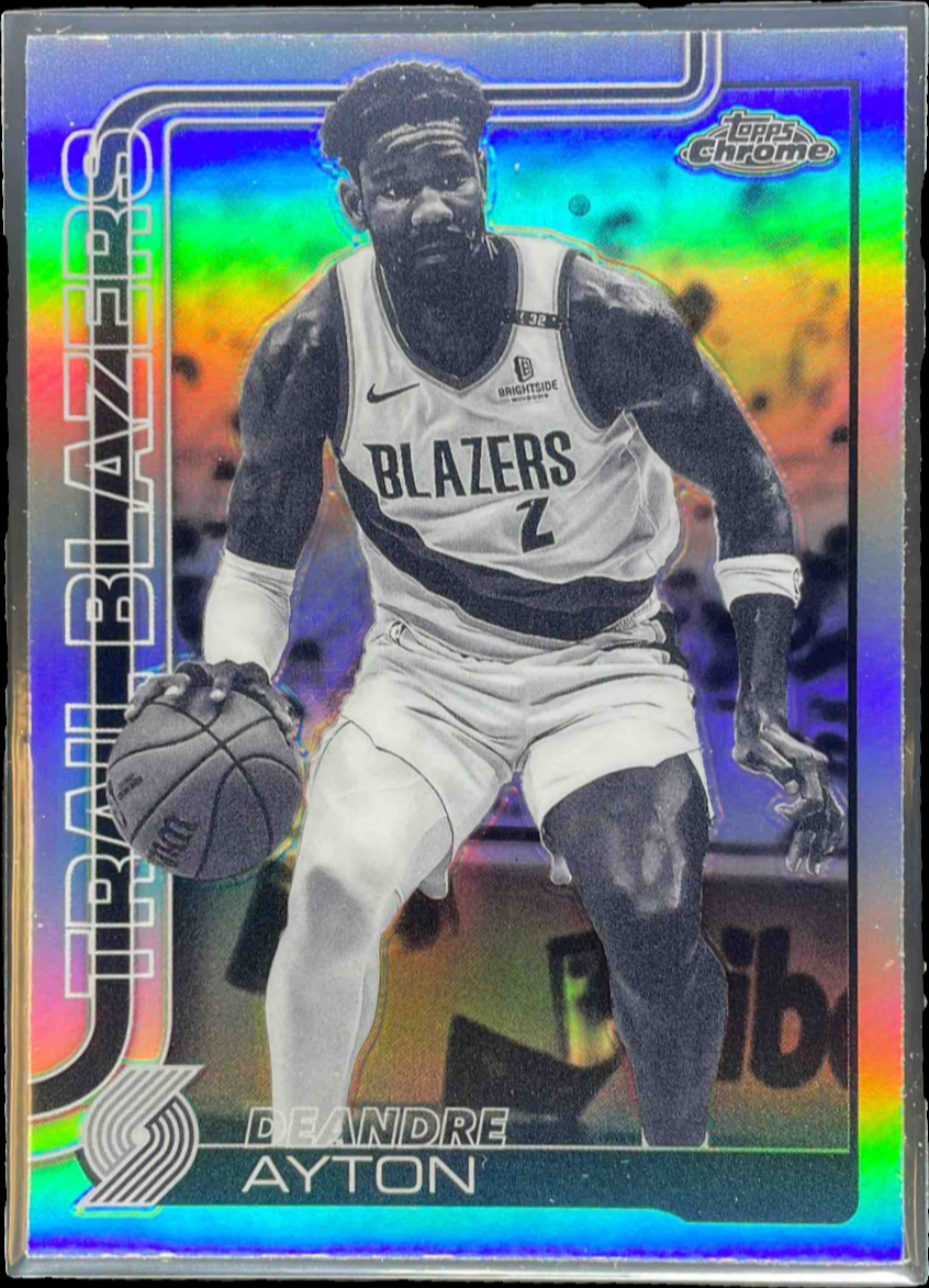Deandre Ayton 2025 Topps Chrome #168 Negative Refractor Price