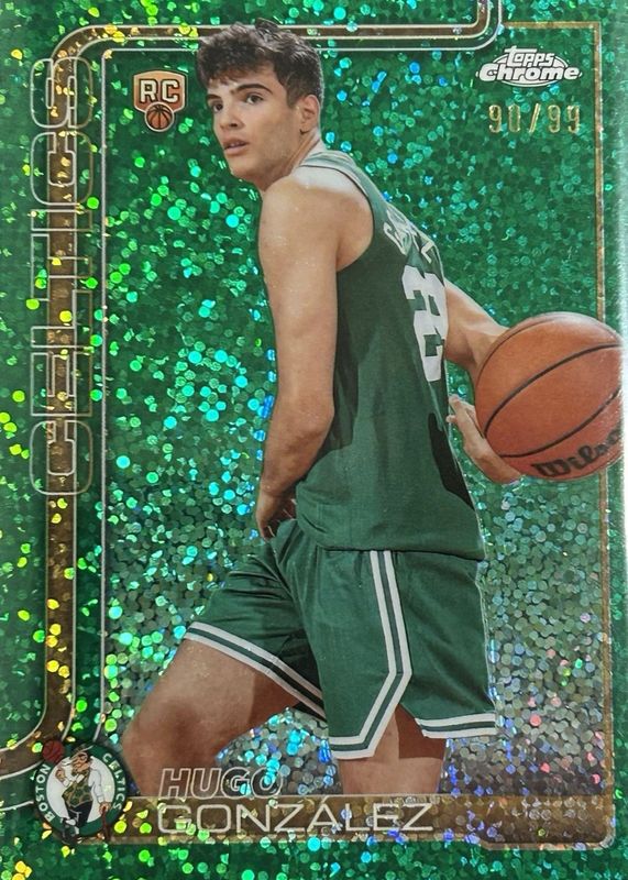 2025 Topps Chrome #278 Image Variation - Green Speckle Refractor /99