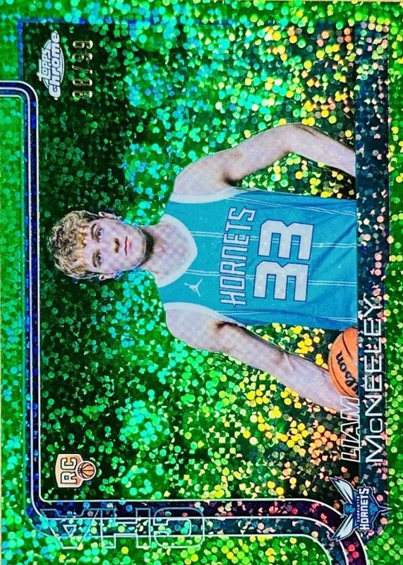 2025 Topps Chrome #279 Image Variation - Green Speckle Refractor /99