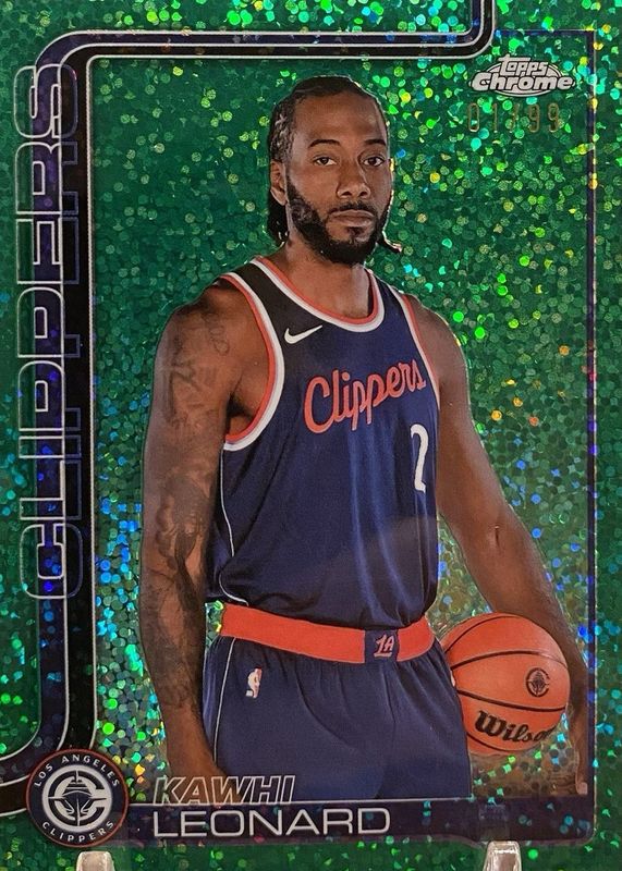 2025 Topps Chrome #44 Image Variation - Green Speckle Refractor /99