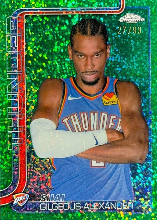 Shai Gilgeous-Alexander 2025 Topps Chrome #141 Image Variation