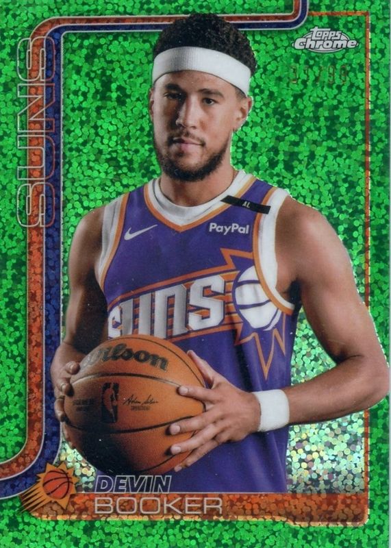 2025 Topps Chrome #195 Image Variation - Green Speckle Refractor /99