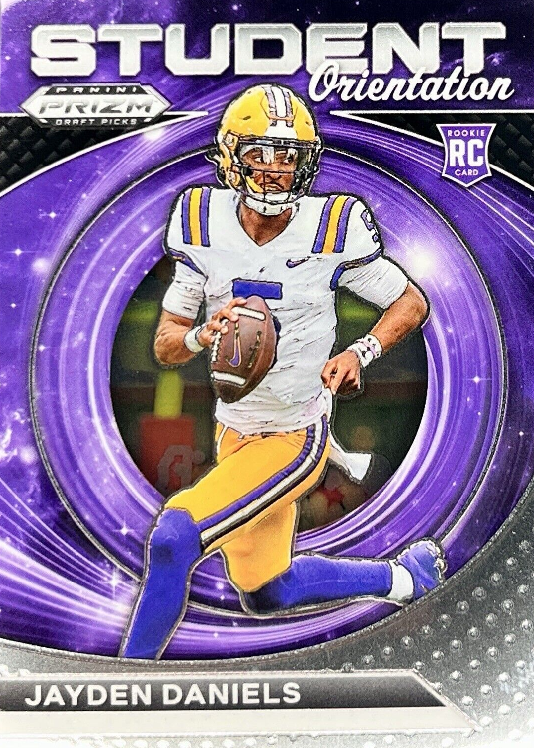 Jayden Daniels 2024 Prizm Draft Picks #SO-JD Student Orientation