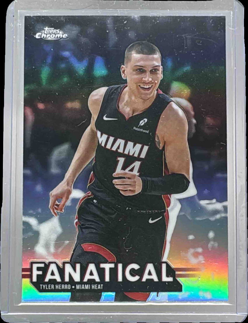 Tyler Herro 2025 Topps Chrome #FAN-10 Fanatical Price Guide