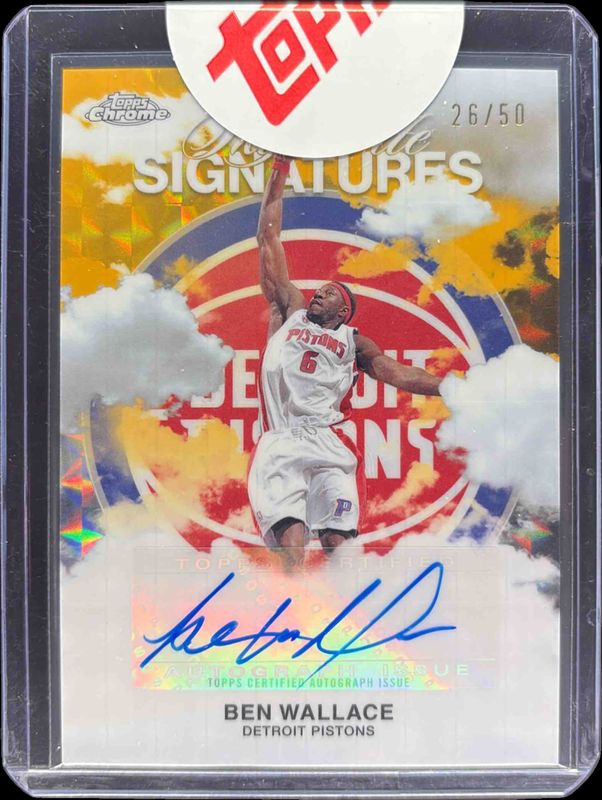 2025 Topps Chrome #SWS-BW Sky Write Signatures - Gold Refractor /50