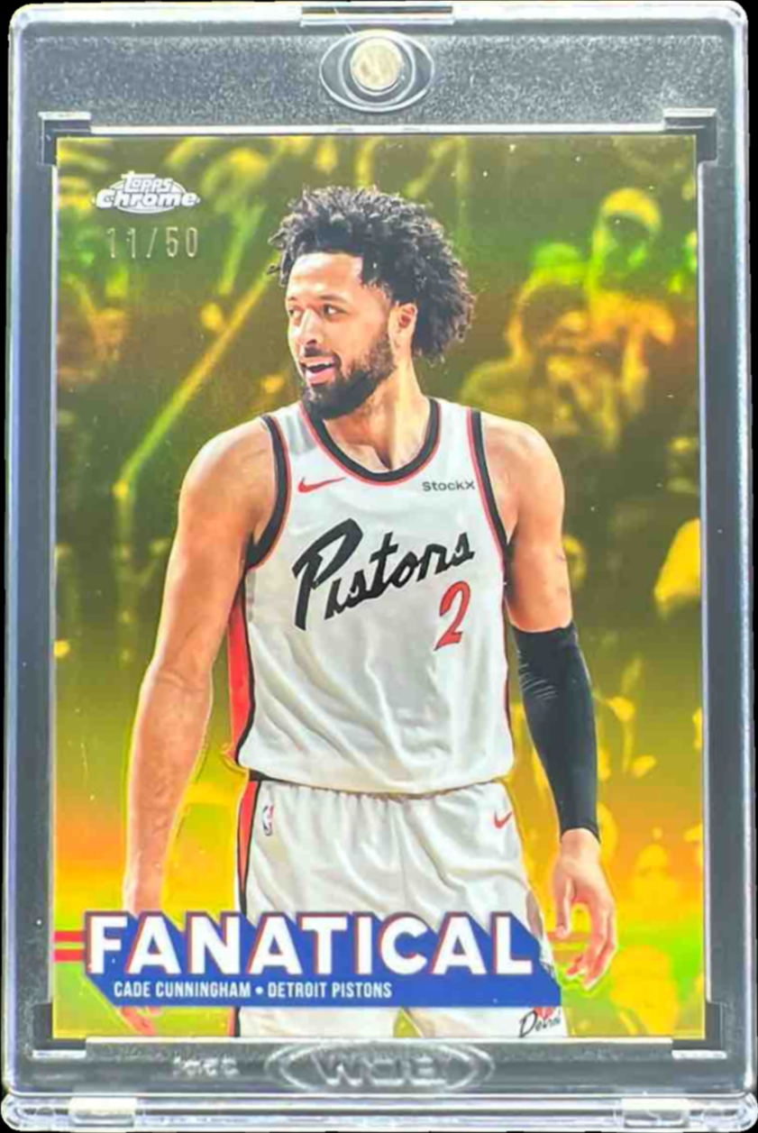 Cade Cunningham 2025 Topps Chrome #FAN-7 Fanatical - Gold 