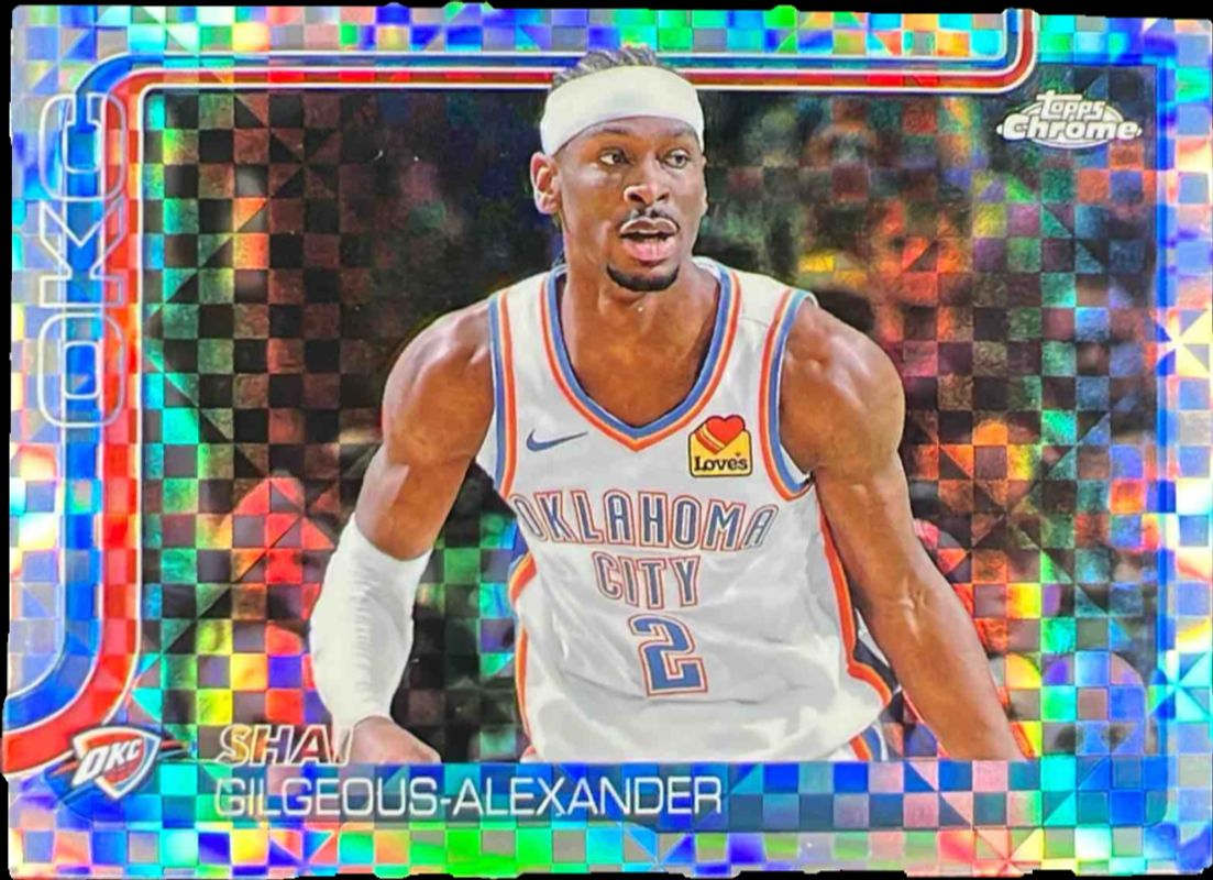 Shai Gilgeous-Alexander 2025 Topps Chrome #141 X-Fractor Price
