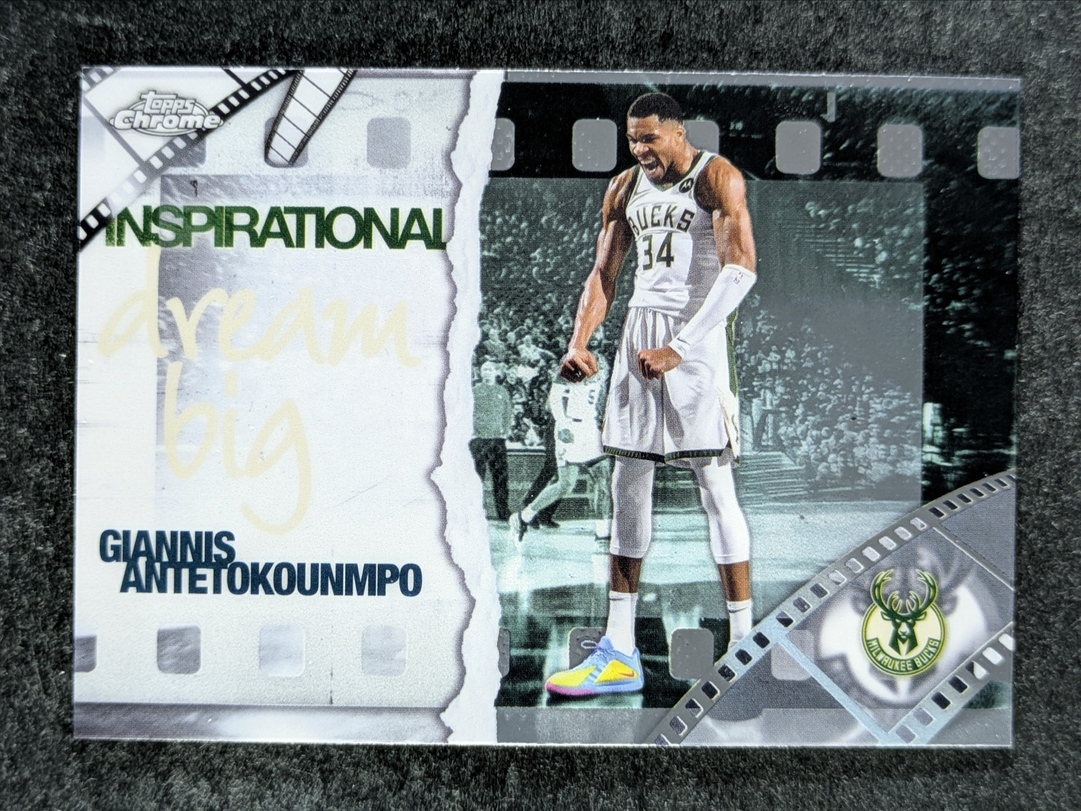 Giannis Antetokounmpo 2025 Topps Chrome #IP-3 Inspirational Price 