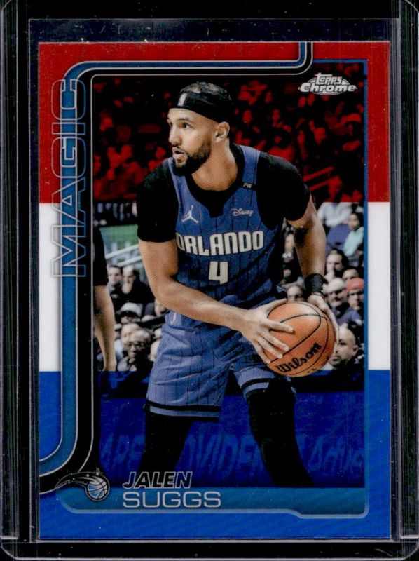 2025 Topps Chrome #115 Red White & Blue Refractor