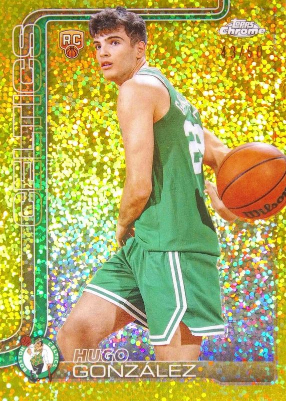 2025 Topps Chrome #278 Image Variation - Gold Speckle Refractor /50