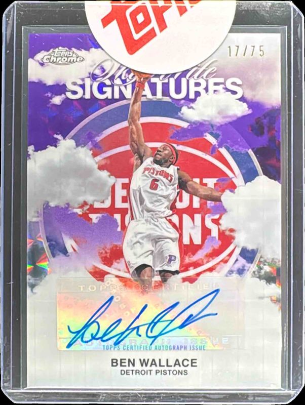 2025 Topps Chrome #SWS-BW Sky Write Signatures - Purple Geometric Refractor /75