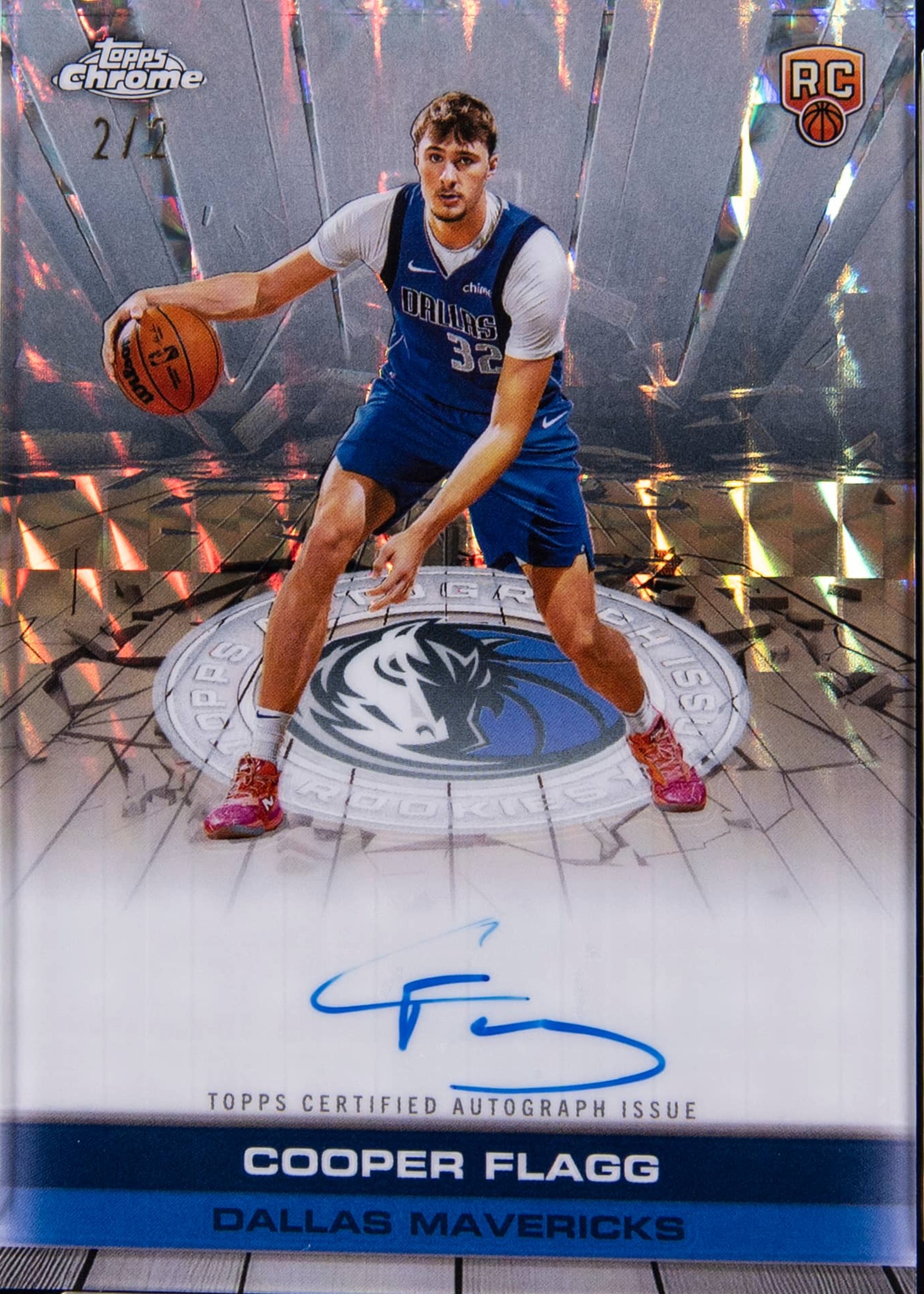 Cooper Flagg 2025 Topps Chrome #TAIR-CF Autograph Issue Rookies - White ...