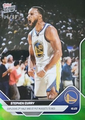 2025 Topps Now #22 Green Foil /99