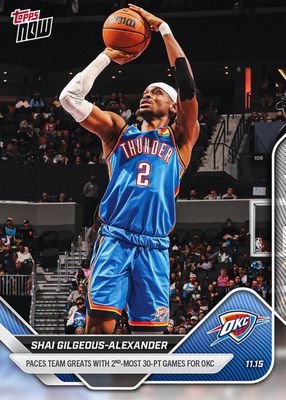 2025 Topps Now #56 Base (Print Run: 1,164)