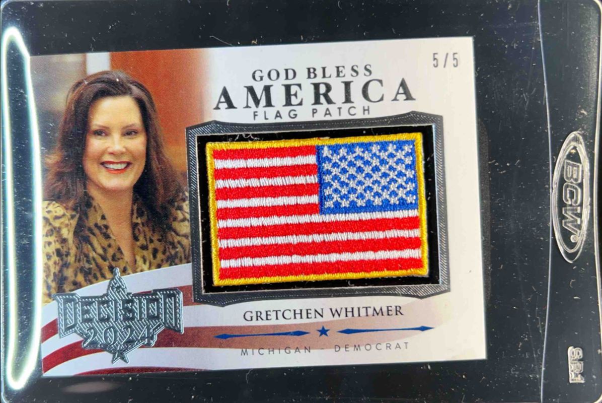 2024 Decision #GBA8 God Bless America Flags Silver Betsy Ross /5