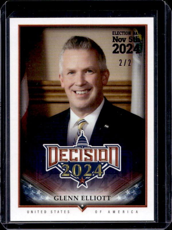 2024 Decision #67 Election Day 2024 Purple Stamped /2