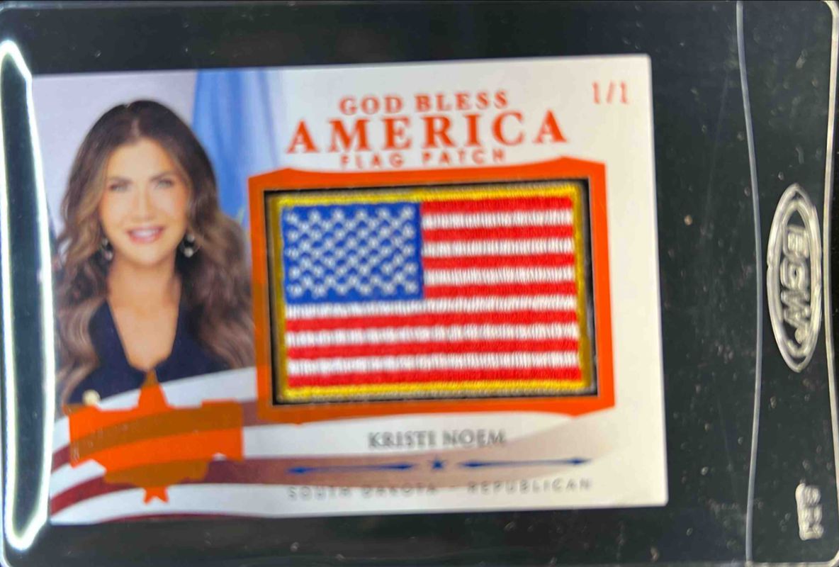 2024 Decision #GBA15 God Bless America Flags - Orange /1