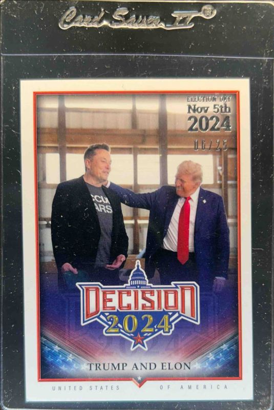 2024 Decision #156 Election Day 2024 Silver Stamped /25
