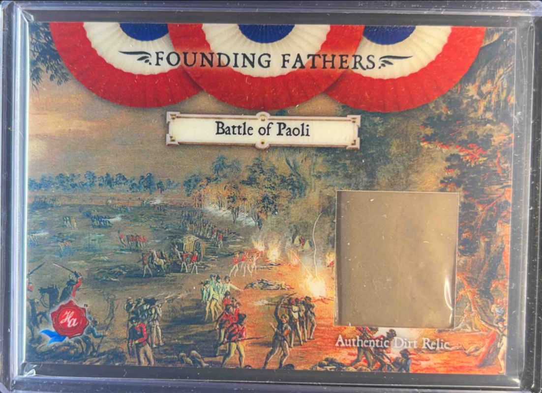 2025 Historic Autographs Founding Fathers #FFD03 Dirt Relic Cards /120