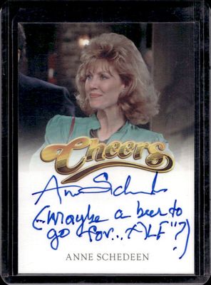 2025 Rittenhouse Cheers Premiere Edition Full Bleed Inscription Autographs
