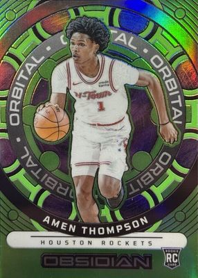 2023 Obsidian #4 Orbital - Electric Etch Green Flood /25