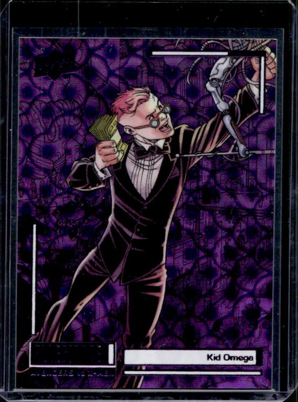 2023 Upper Deck Allegiance Avengers vs X-Men #C57 Purple Cosmic /99