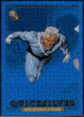 2024 Upper Deck Marvel Masterpieces '92 Platinum #71 Blue Traxx