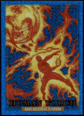 2024 Upper Deck Marvel Masterpieces '92 Platinum #31 Blue Traxx