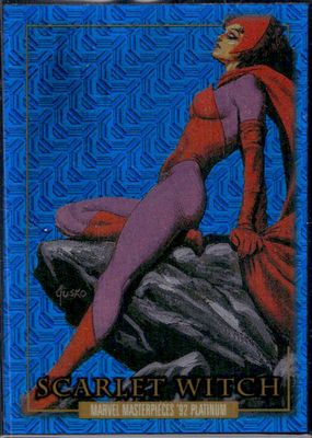 2024 Upper Deck Marvel Masterpieces '92 Platinum #47 Blue Traxx