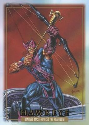 2024 Upper Deck Marvel Masterpieces '92 Platinum #34 Base