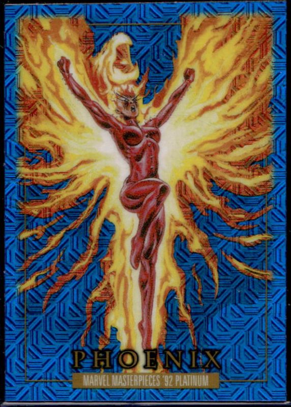 2024 Upper Deck Marvel Masterpieces '92 Platinum #67 Blue Traxx