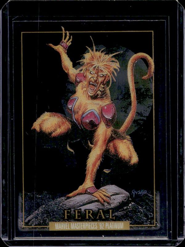 2024 Upper Deck Marvel Masterpieces '92 Platinum #55 Clear Cut