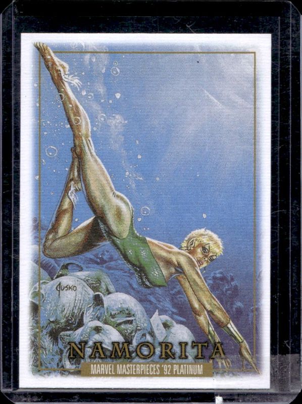 2024 Upper Deck Marvel Masterpieces '92 Platinum #56 Canvas