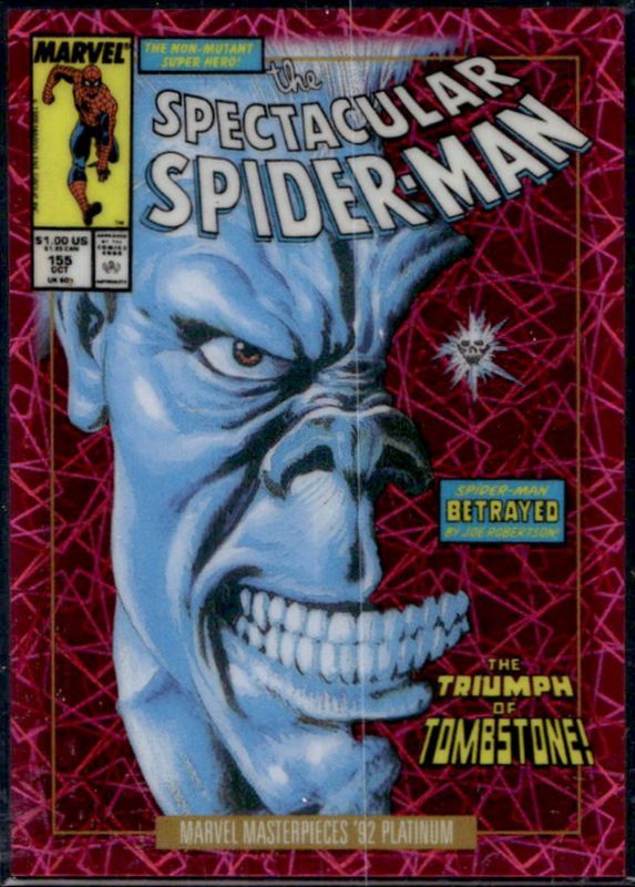 2024 Upper Deck Marvel Masterpieces '92 Platinum #99-V Variant Cover - Pink Laser /692