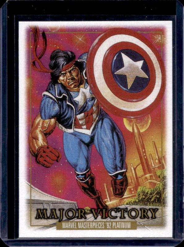 2024 Upper Deck Marvel Masterpieces '92 Platinum #48 Leather