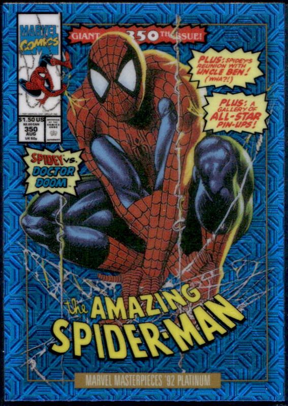 Spider-Man 2024 Upper Deck Marvel Masterpieces '92 Platinum #87-V