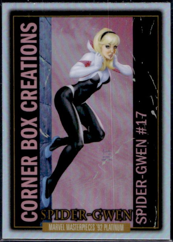 2024 Upper Deck Marvel Masterpieces '92 Platinum #CB-18 Corner Box Creations - Rainbow