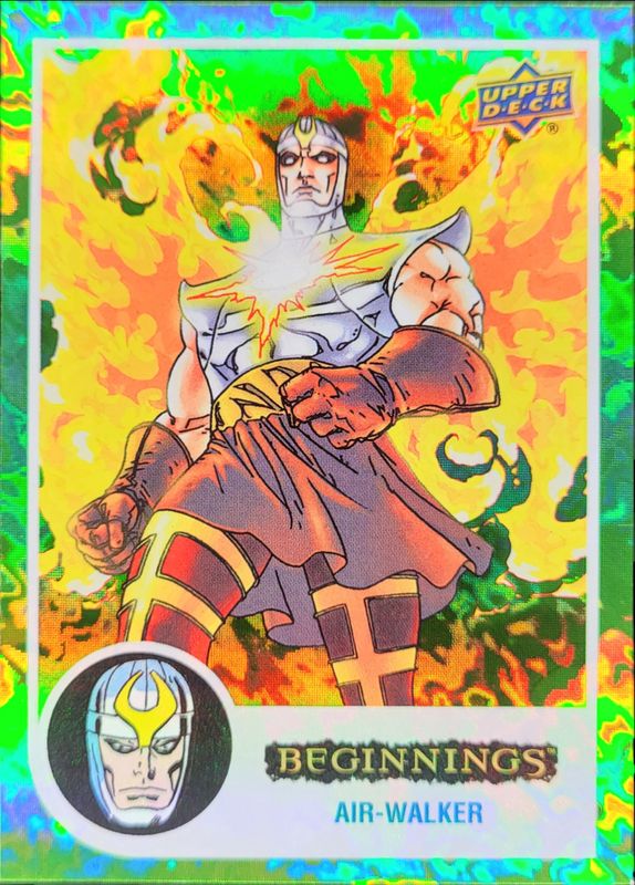 2024 Upper Deck Marvel Beginnings Volume 2 Series 2 #116 Green Rainbow Mirror World /61