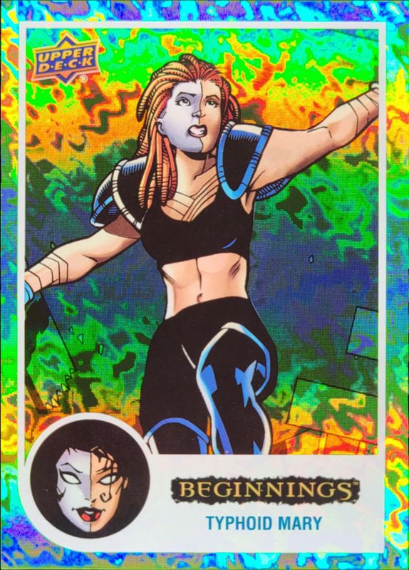 2024 Upper Deck Marvel Beginnings Volume 2 Series 2 #43 Green Rainbow Mirror World /61