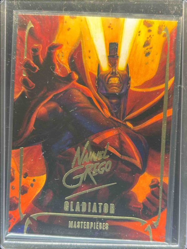 2024 Upper Deck Marvel Masterpieces Nahuel Grego #11 Gold Foil