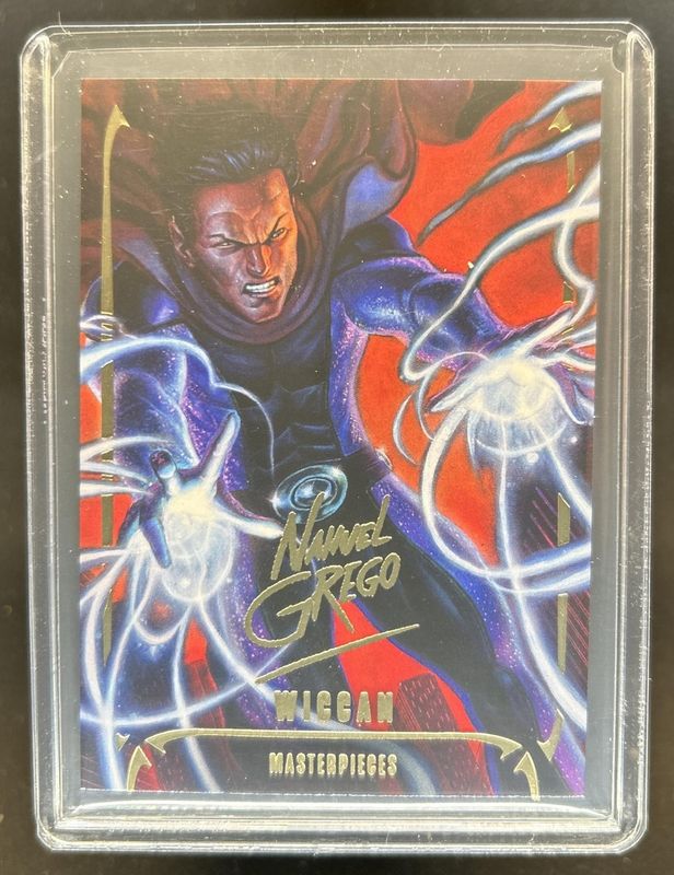2024 Upper Deck Marvel Masterpieces Nahuel Grego #45 Gold Signatures Series
