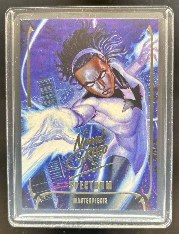 2024 Upper Deck Marvel Masterpieces Nahuel Grego #27 Gold Signatures Series